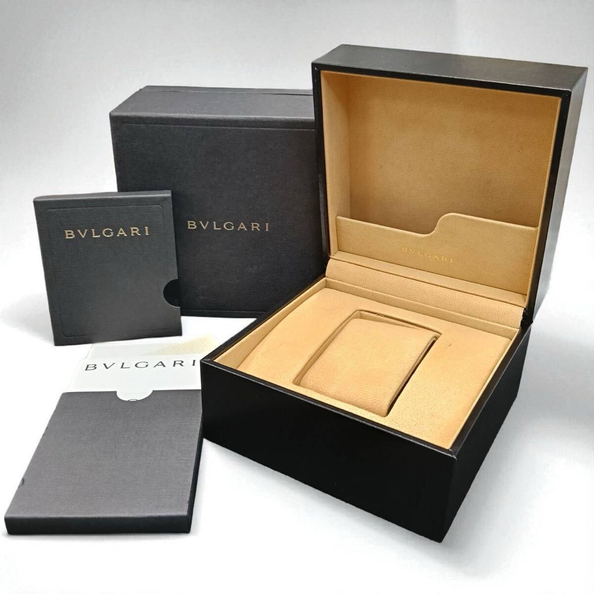 【良品】BVLGARI ブルガリ 箱 BOX ボックス 時計用 時計ケース ケース 空箱 ウォッチケース 空き箱 ブランド 収納ケース 箱拍卖