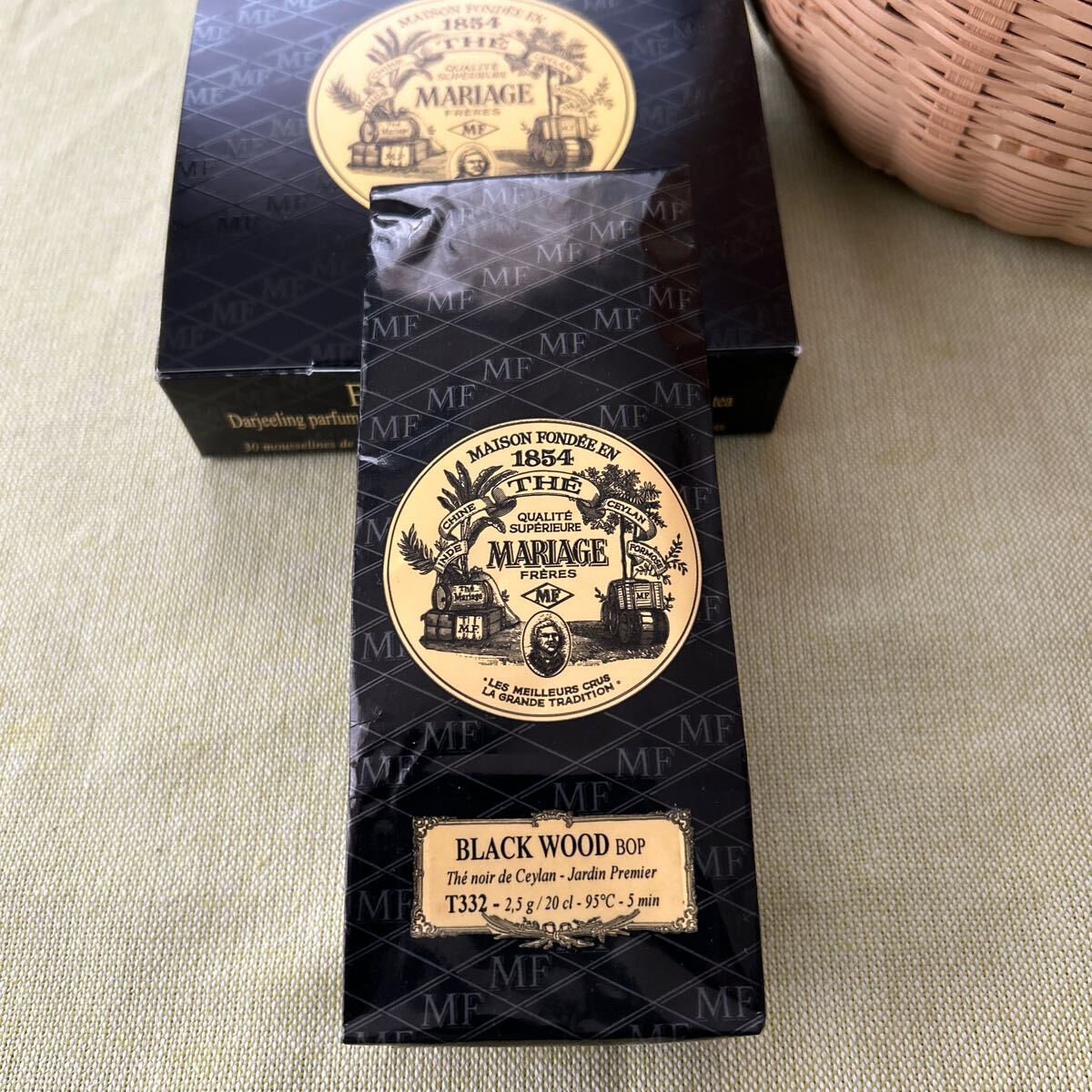 unefoisplus ◇紅茶◇ MARIAGE FRERES マリアージュフレール ◆BLACK WOOD ブラック ウッド BOP◆ 100g拍卖