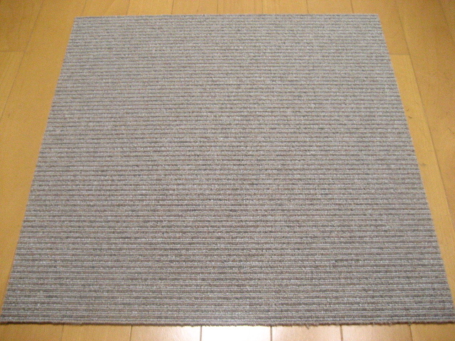 日本製タイルカーペット(5枚)厚み約6.5mm(1588)在庫15枚・1枚210円~拍卖
