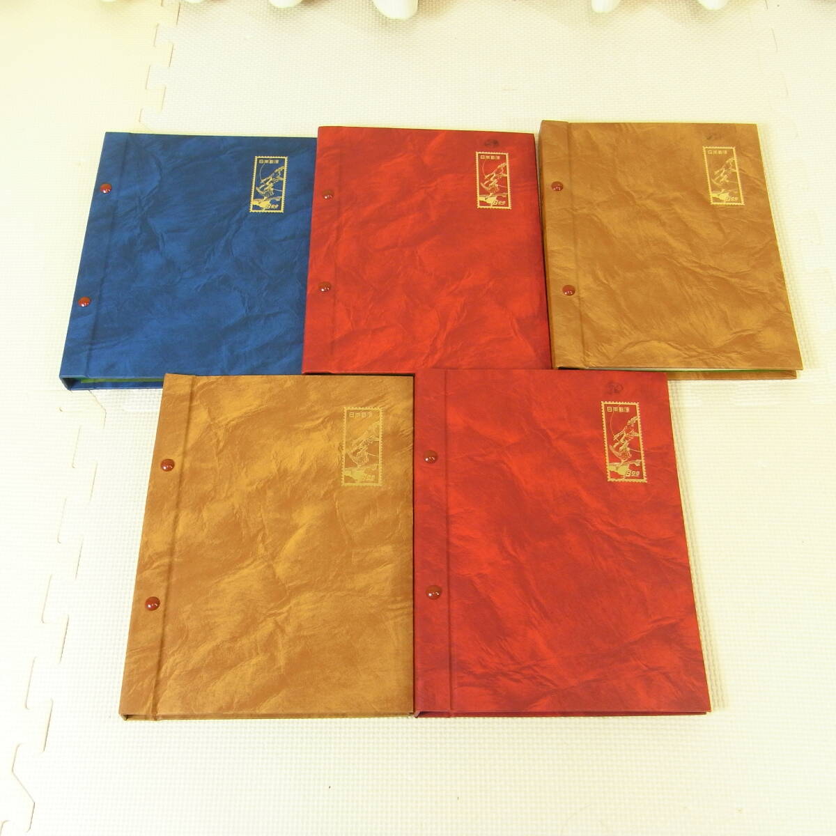 切手帖 5冊セット エルフES-805 日本郵便 切手帳 切手アルバム スタンプホルダー拍卖