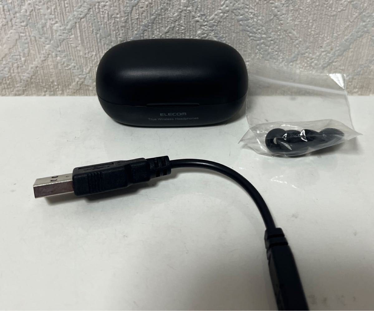 708i2022 エレコム ワイヤレス イヤホン Bluetooth接続 トゥルーワイヤレス FAST MUSIC TWS10 ブラック LBT-TWS10BK拍卖