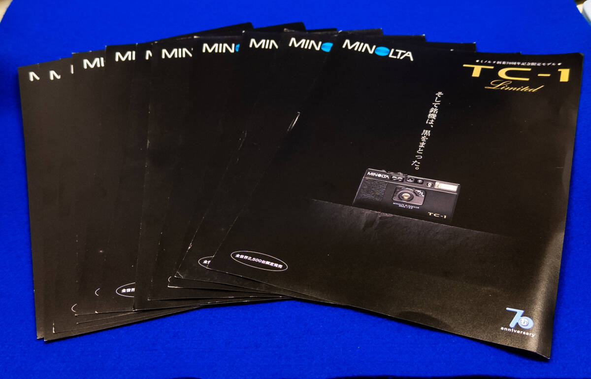 3Q売切!税無し◇ミノルタ フィルムカメラ TC-1 Limited カタログ 11部★★0819-13拍卖