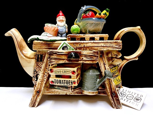 3QV売切!税無し☆ポール・カーデュー☆限定版ティーポット☆5000個限定☆サイン入り☆コレクション☆現状☆現品限り☆0822-5拍卖