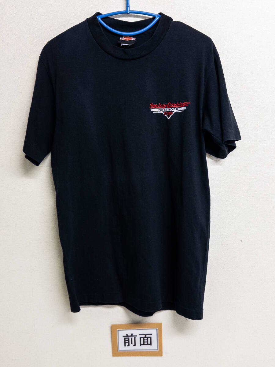3Q売切!税無し◇【USA買付】ハーレーダビッドソン NEW YORK Cafe Tシャツ Mサイズ★バイカーズ★★0822-2拍卖