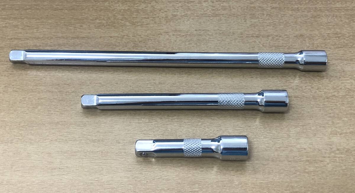 エクステンションバー◇75/125/250mm◇三本セット◇1/2 (12.7mm)拍卖