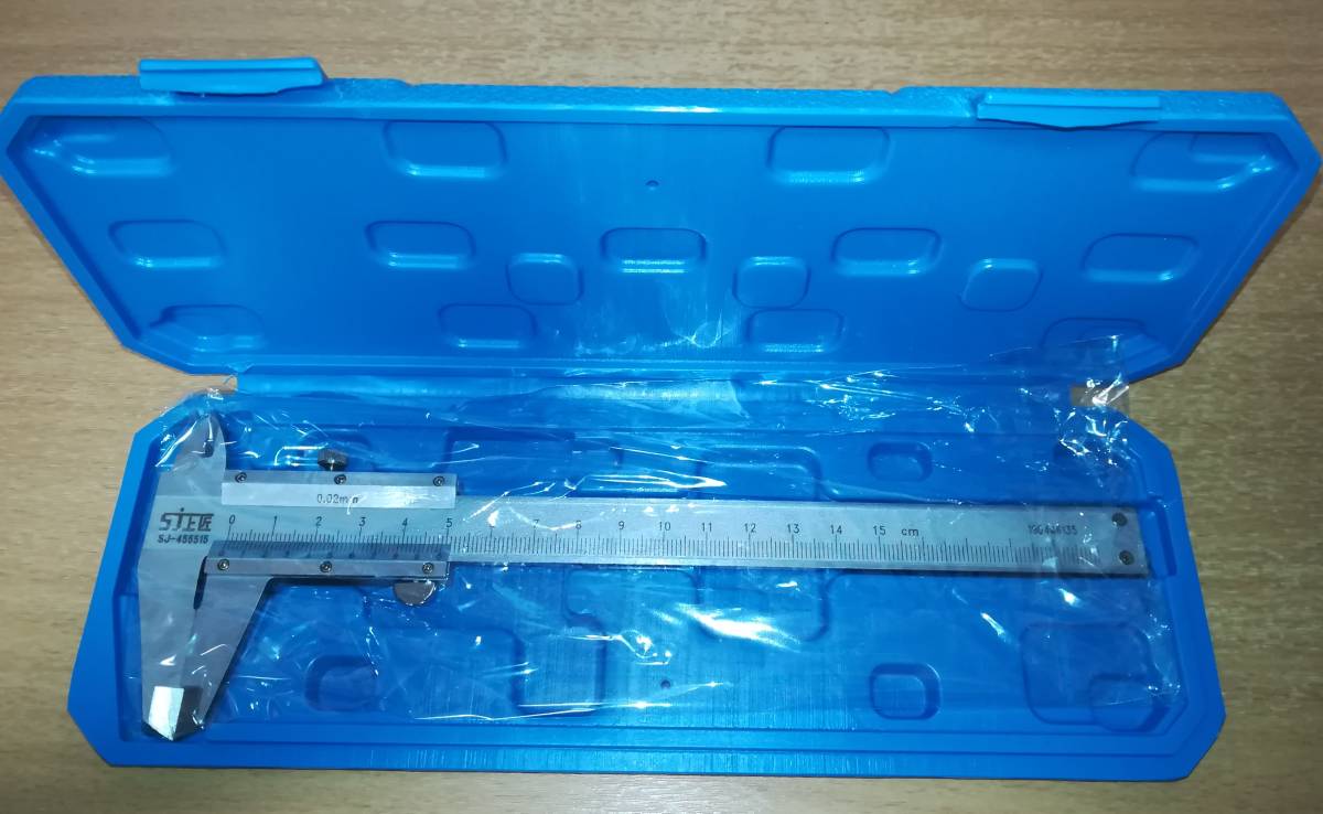 SJ-455515ノギス☆ 0.02~150mmまで測定可能☆ ケース付拍卖
