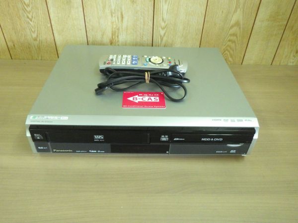 動作保証・Panasonic パナソニック HDD搭載 VHS一体型 DVDレコーダー DMR-XP21V 250GB リモコン付き ビデオデッキ拍卖