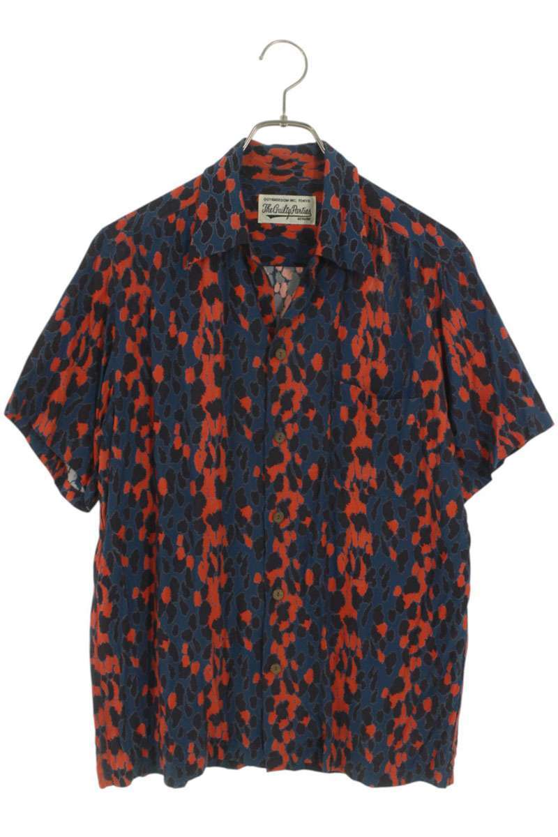 ワコマリア サイズ:S 21ss HAWAIAN SHIRT アニマル総柄アロハ半袖シャツ 中古 BS99拍卖