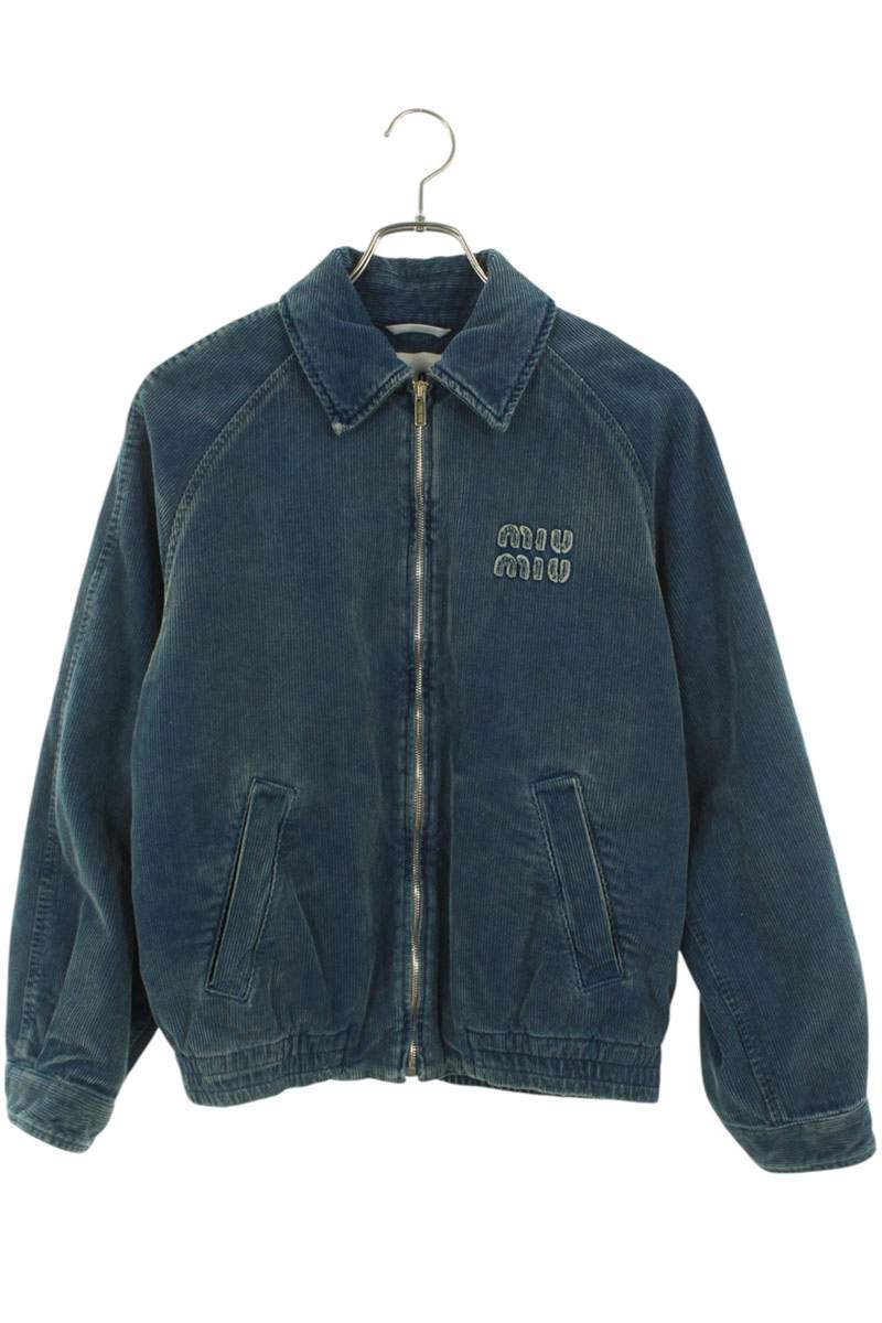 ミュウミュウ サイズ:36 ML1152 ウォッシュド加工コーデュロイブルゾン 中古 SS13拍卖