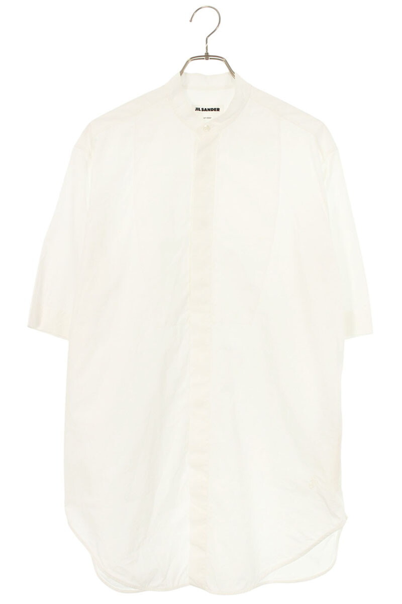 ジルサンダー サイズ:37 J24DL0006 バンドカラー半袖シャツ 中古 BS99拍卖