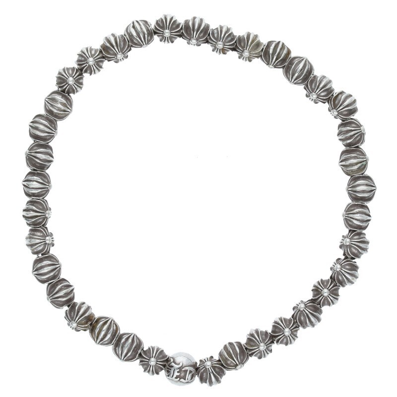 クロムハーツ 6mm BEAD SV 6mmシルバービーズブレス 6mmビーズブレスレット 中古 SJ02拍卖