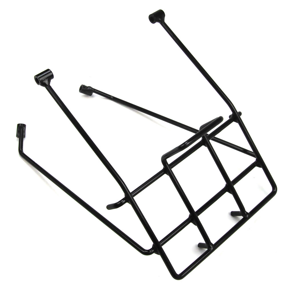 ホンダ ハンターカブ CT125 (JA55/JA65)用 フロントキャリア バイク カスタム 外装 スチール製 ブラック拍卖