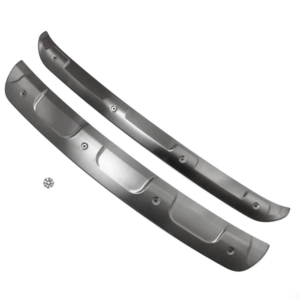 CX-5 KF系 バンパープロテクター フロント+リア 傷防止 外装ガーニッシュ カスタムパーツ ステンレス拍卖