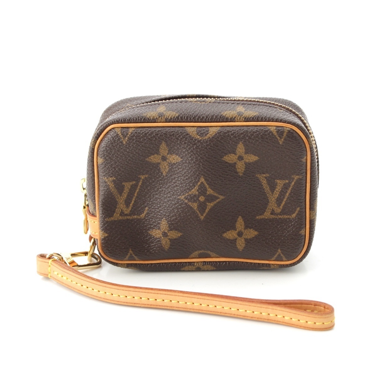 ルイヴィトン モノグラム トゥルース ワピティ ポーチ M58030 ブラウン【中古】拍卖