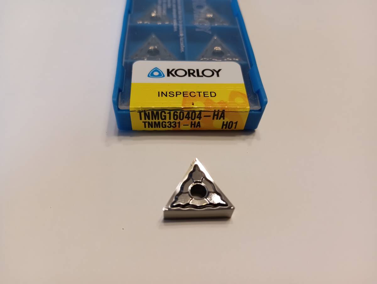 旋盤チップ ばら売り、お試し!TNMG160404 三角径6面 アルミ用 1個 スローアウェイバイト拍卖