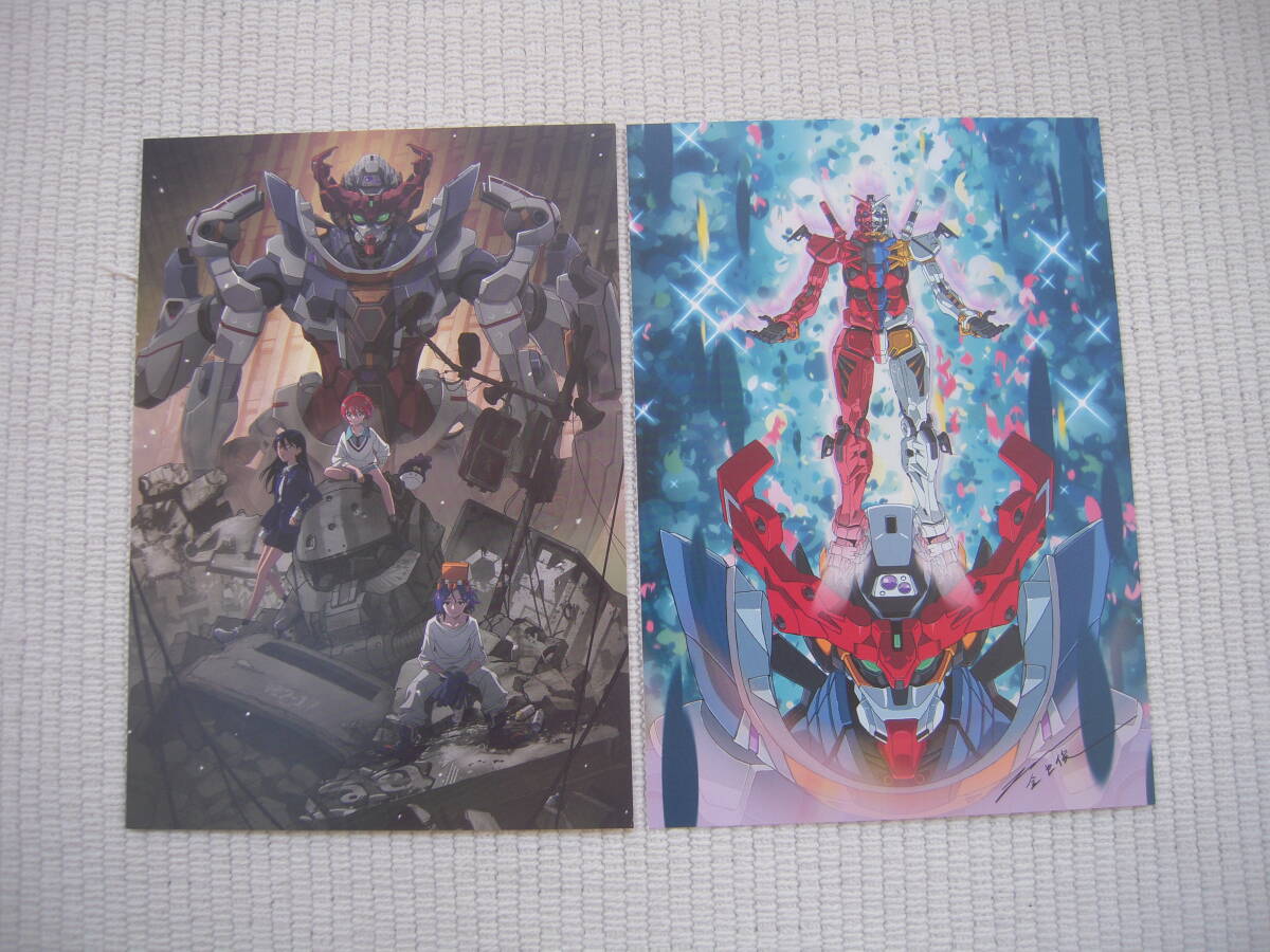 劇場先行版 機動戦士Gundam GQuuuuuuX -Beginning- 入場者特典 イラストカード マチュ ニャアン シュウジ ジークアクス 赤いガンダム 2種拍卖