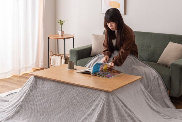 【こたつ】コタツ 2WAY やぐら型 デスク ダイニングテーブル テーブル 天然木 木 天板固定 幅105cm 奥行60cm拍卖