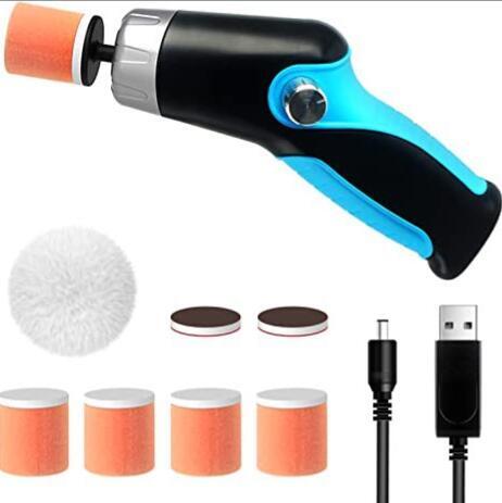 新作小型ポリッシャー ミニポリッシャー 電動ポリッシャー コードレス USB充電式 コンパクト軽量 研磨器 洗車 家具のキズ修復 自動車用拍卖
