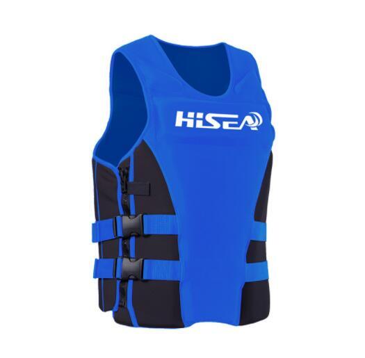 新作フローティングベスト ライフジャケット 高品質 大人用 マリンスポーツ シュノーケル ジェットスキー 釣り 救命胴衣 ブルー Mサイズ拍卖