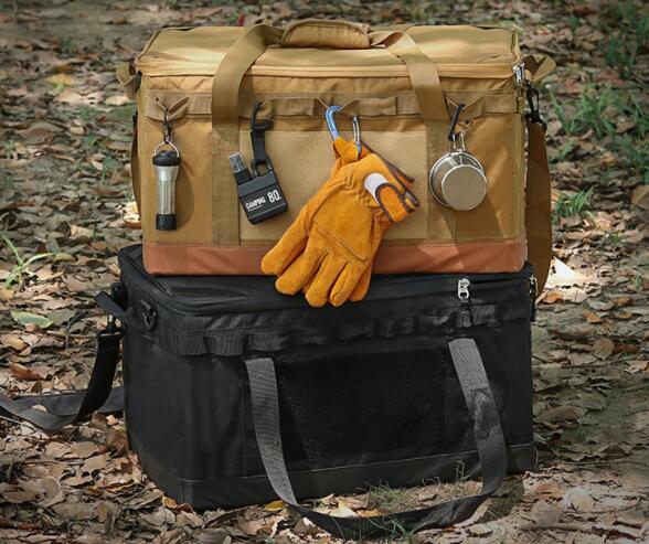 新作ギアコンテナ ソフトコンテナ ギアコンテナ ボックス 折り畳み式アウトドア キャンプ収納バッグ 工具入れ大容量マルチギアコンテナ30L拍卖