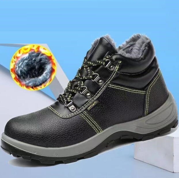 新作安全靴 鋼鉄先芯 釘踏み抜き防止 ワークブーツ セーフティーシューズ メンズ 裏起毛 スニーカー 幅広 耐油 防滑 本革 暖かい 防寒 27cm拍卖