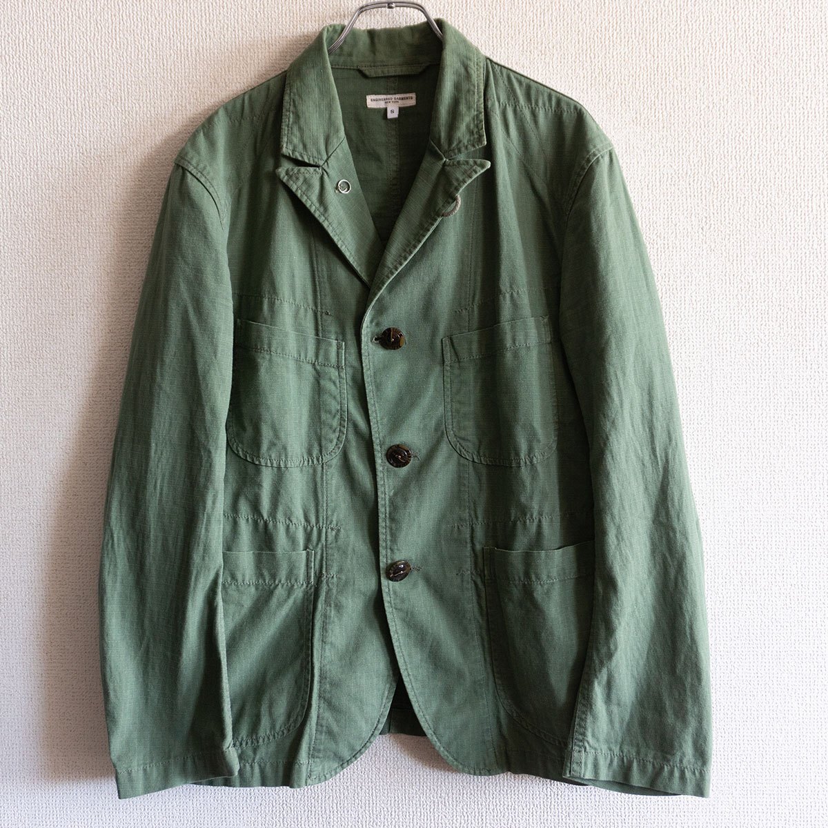 【定番】Engineered Garments【BEDFORD JACKET】S コットン リップストップ ベッドフォード ジャケット エンジニアードガーメンツ 25070881拍卖
