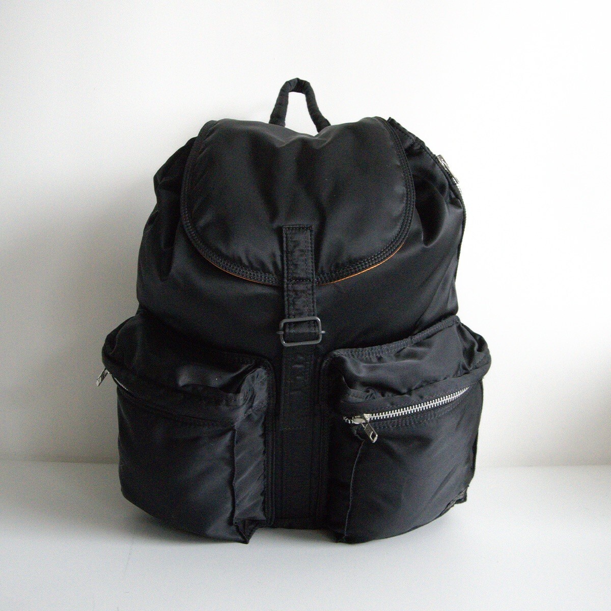 【美品】PORTER 【タンカー リュック】ポーター ブラック バックパック デイパック TANKER BAG ナイロン 25080587拍卖