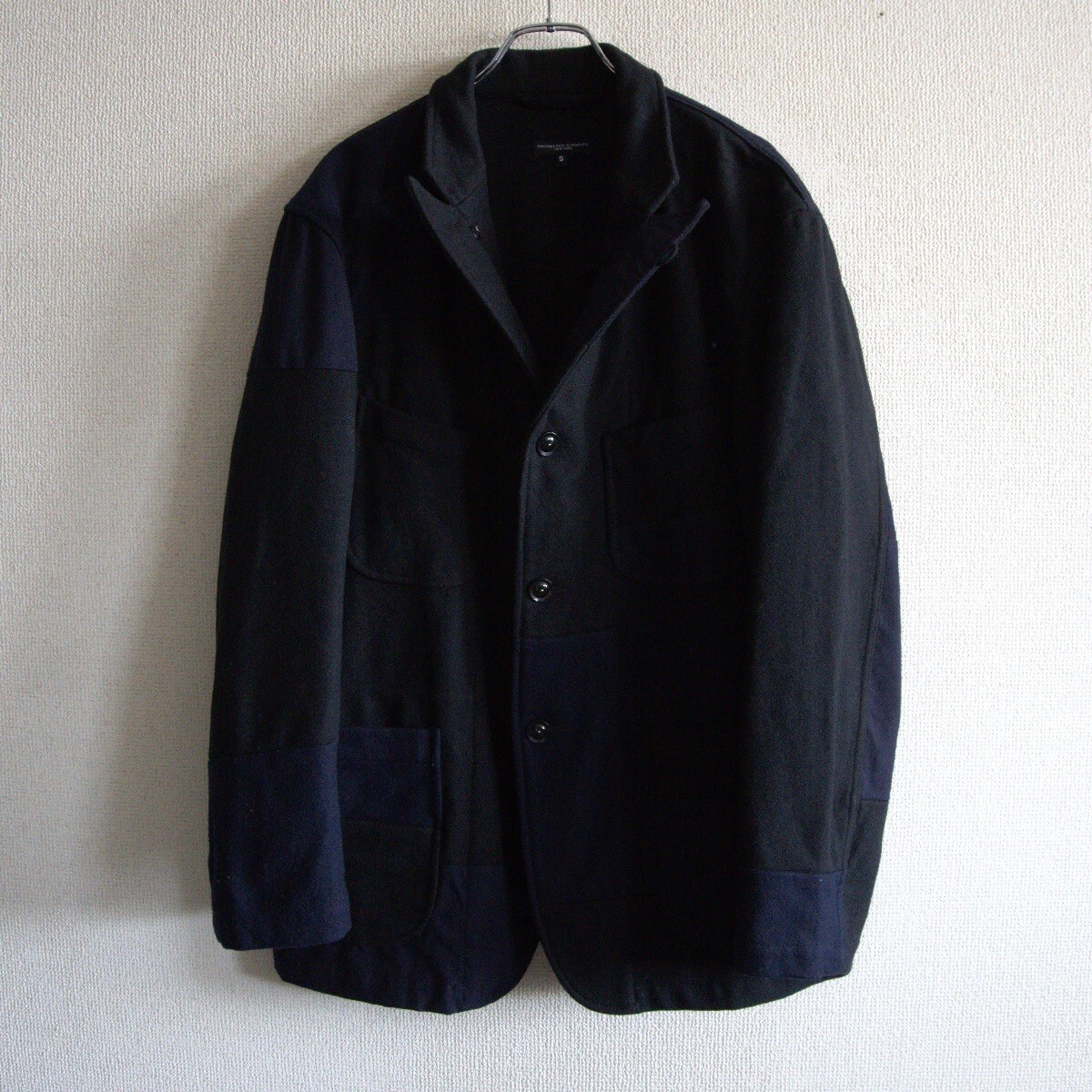 【美品】Engineered Garments【BEDFORD JACKET】S ネイビー ウール ベッドフォード ジャケット エンジニアードガーメンツ 25080603拍卖