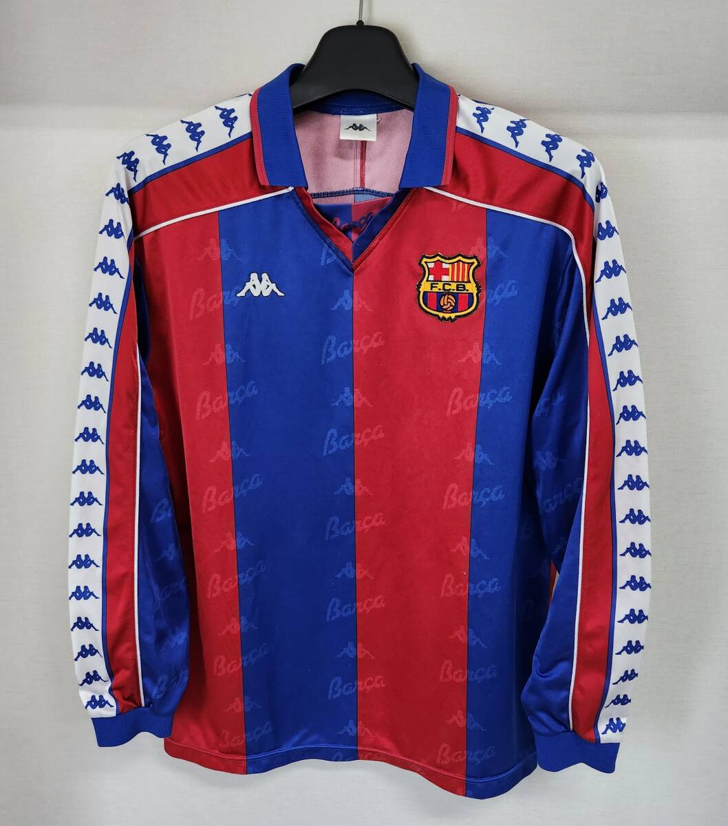 92-93 バルセロナ(H)#9 ラウドルップ LAUDRUP 長袖 Kappa 正規 M拍卖