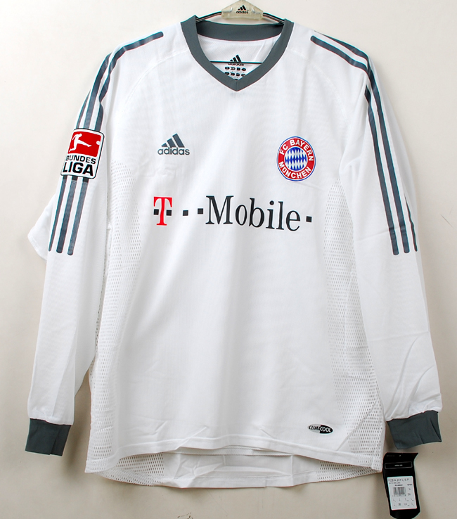 02-03 バイエルン・ミュンヘンFCB BAYERN MUNICH(A)#13 バラック BALLACK 選手用長袖 ブンデスリーガ仕様 L拍卖