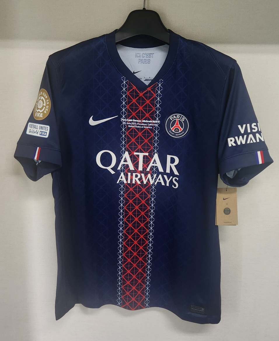 25-26パリサンジェルマン PSG(H)#7 フヴィチャ・クヴァラツヘリア Kvaratskhelia 半袖 Nike正規 CWC FIFAクラブワールドカップ仕様 L拍卖