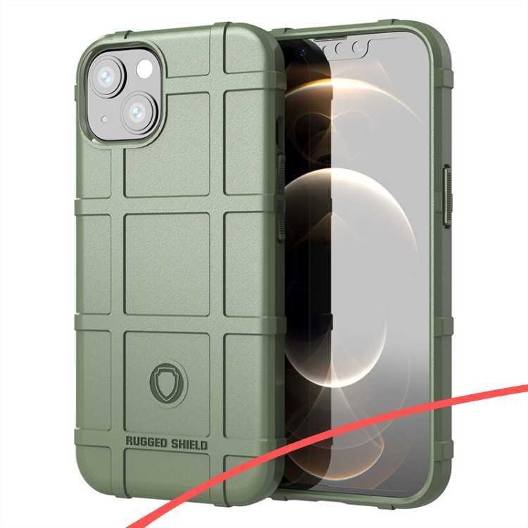 iPhone13mini ケース グリーン タフ 落下保護拍卖