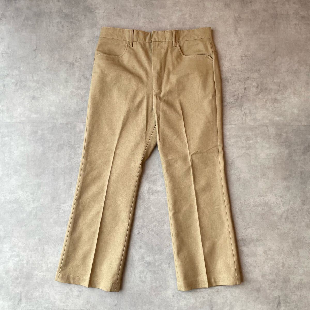FARAH Flare Pants ファーラー フレアパンツ センタープレス スラックス拍卖