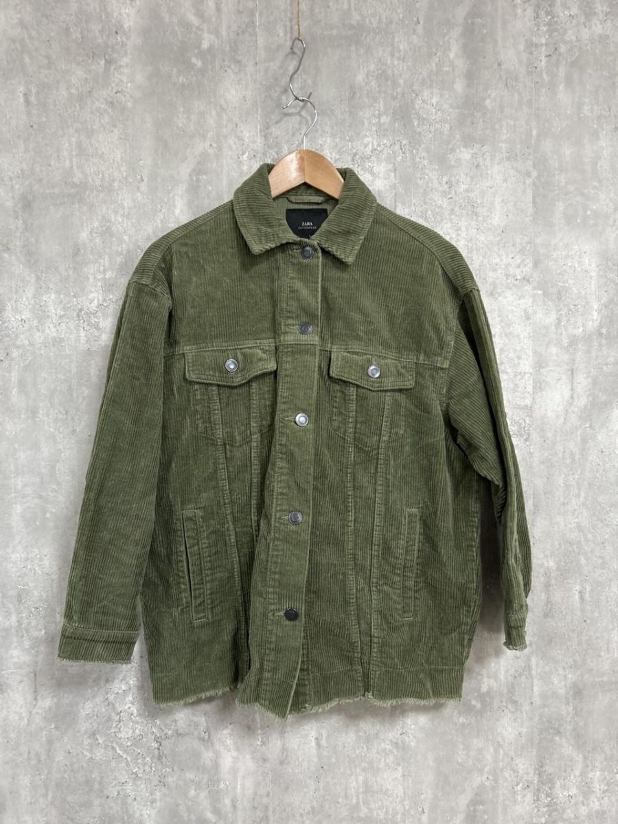 ZARA ザラ コーデユロイ ジャケット sizeXS/カーキ ◇■ メンズ拍卖