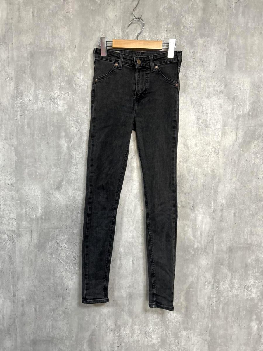 Lee リー STANDARD WARDROBE LASTIC スキニー デニムパンツ sizeXS/黒 ■■ レディース拍卖