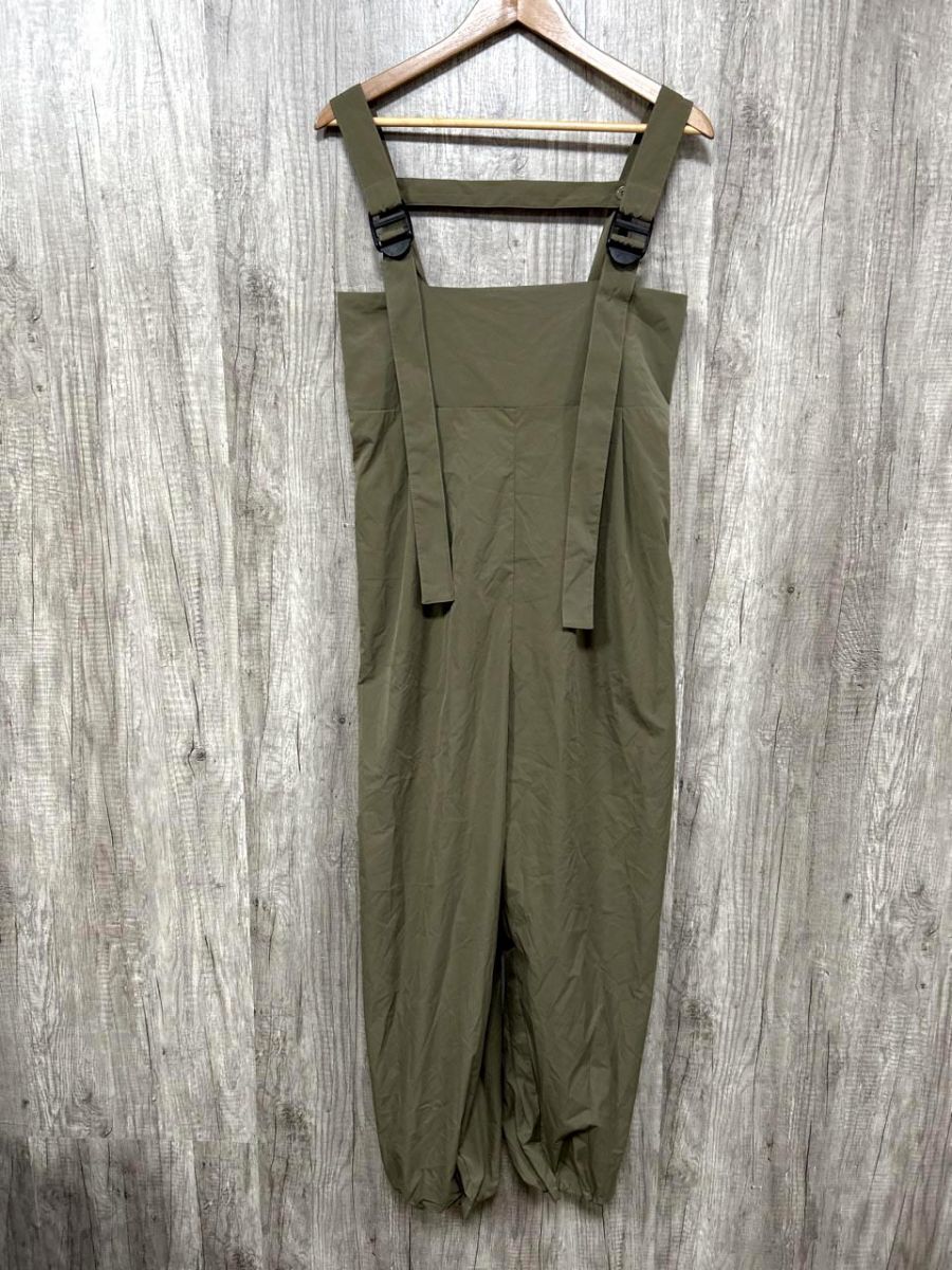 ur’s 調節可 オーバーサイズ サロペット オーバーオール sizeM/カーキ ◇■ レディース拍卖