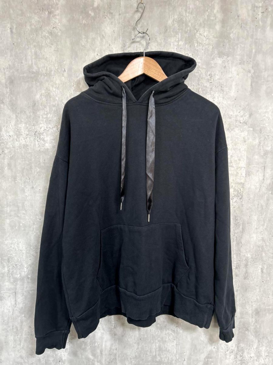 BASQUE magenta バスクマゼンタ ポケット付 フーディ プルオーバー パーカー sizeF/黒 ◆■ レディース拍卖