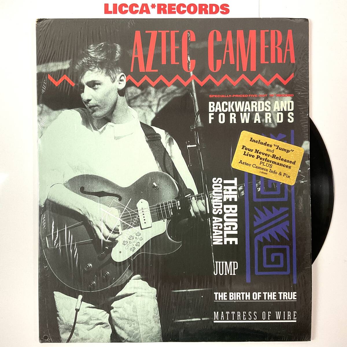 RARE Aztec Camera Backwards And Forwards / Jump 4 Never Released Live US 1985 ORIGINAL シュリンク Hype Sticker 10“ EP レコード拍卖