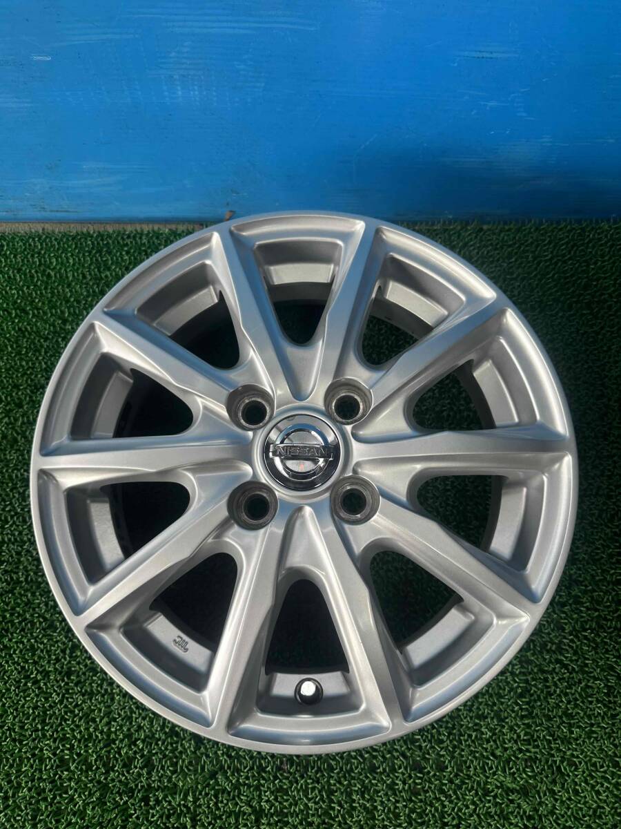 14インチ 日産純正 14×4.5J 100-4H +46 1本!補修用などに!拍卖