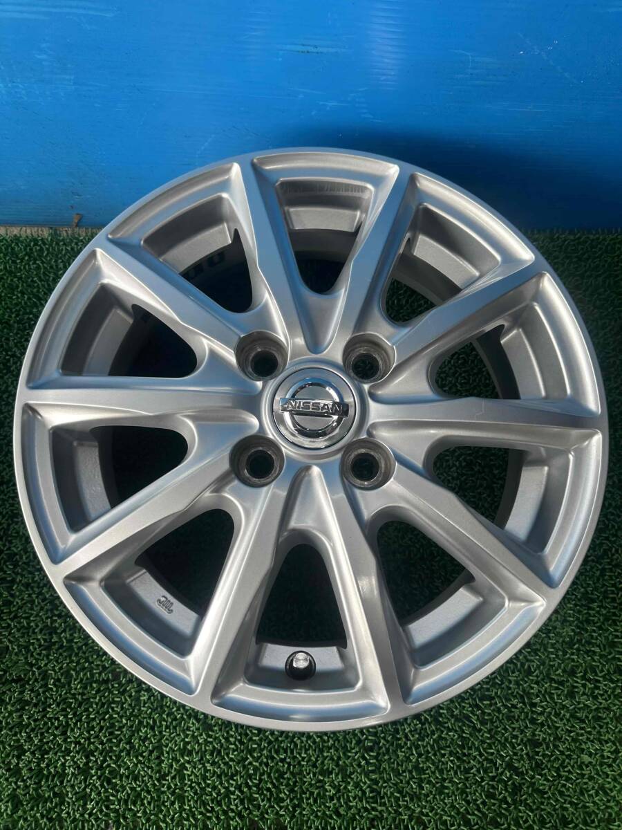 14インチ 日産純正 14×4.5J 100-4H +46 1本!!! 補修用などに!!!拍卖