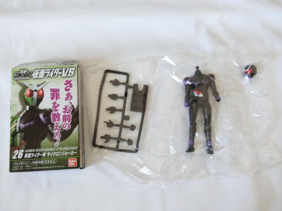 SHODO 掌動 仮面ライダーVS 仮面ライダーW 仮面ライダージョーカー シークレット拍卖