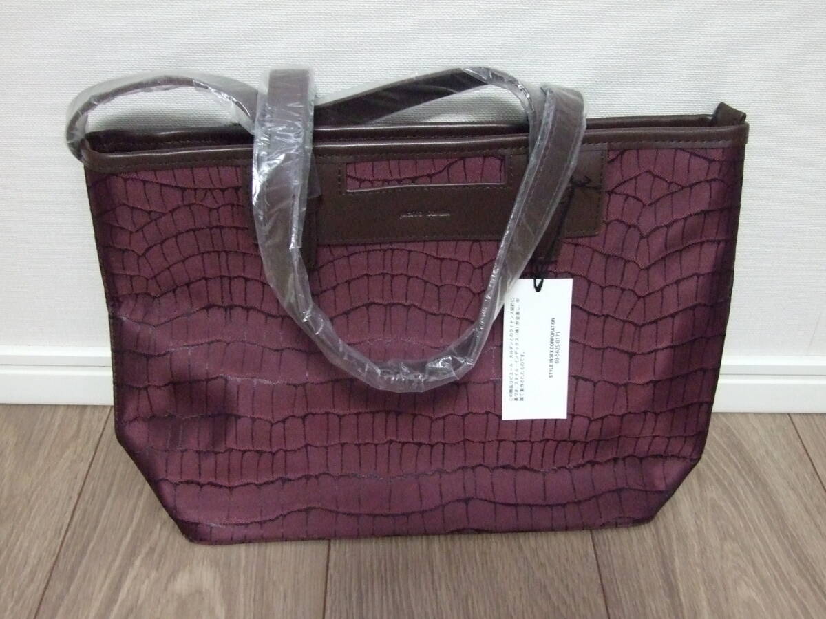新品:pierre cardin ピエールカルダン 小型トートバッグ/ ワイン pct334 バッグ ハンドバッグ レディース 拍卖