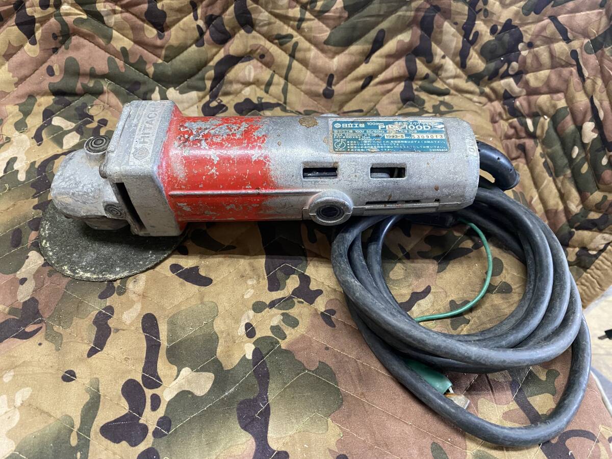 J7331 HITACHI 日立工機 電気ディスクグラインダ PDH-100D?拍卖