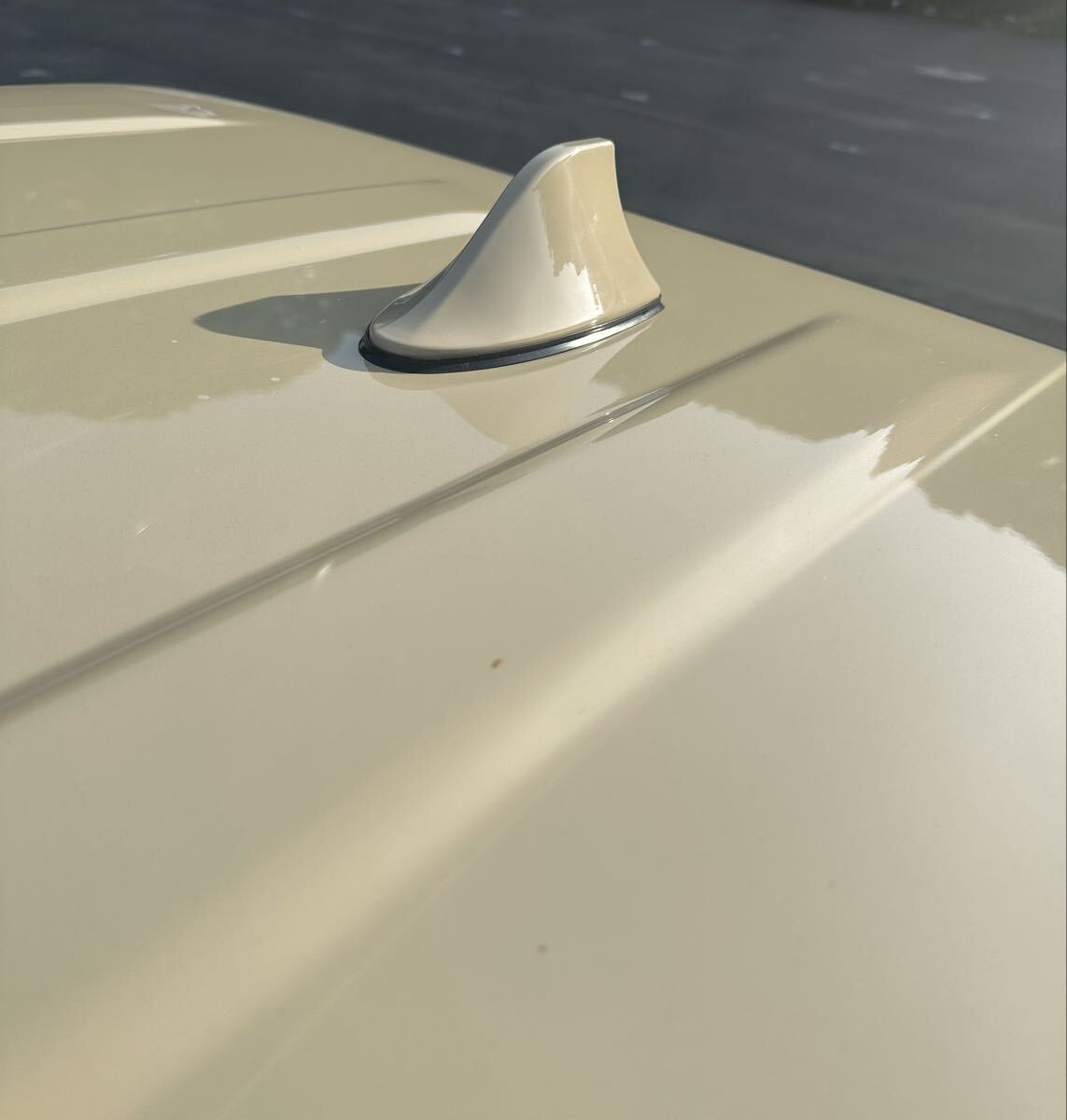 送料無料 トヨタ 再再販ランドクルーザー70 シャークフィンアンテナ ベージュ ワンオフ一点限り ランクル70再販にも!拍卖