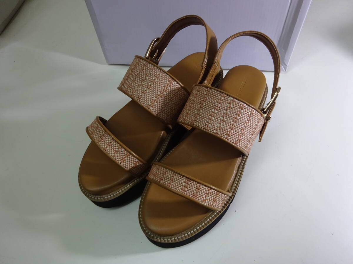 ATELIER BRUGGE アトリエブルージュ レディース 厚底サンダル 未使用品 サイズL 24cm〜24.5cm拍卖