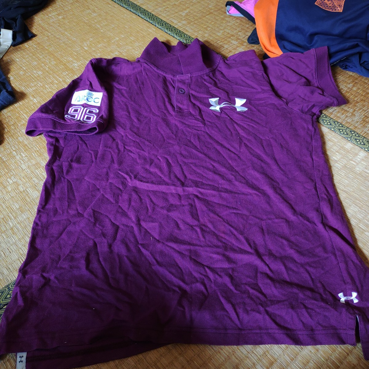 アンダーアーマ 半袖ポロシャツ選手支給 ゴルフウェア拍卖