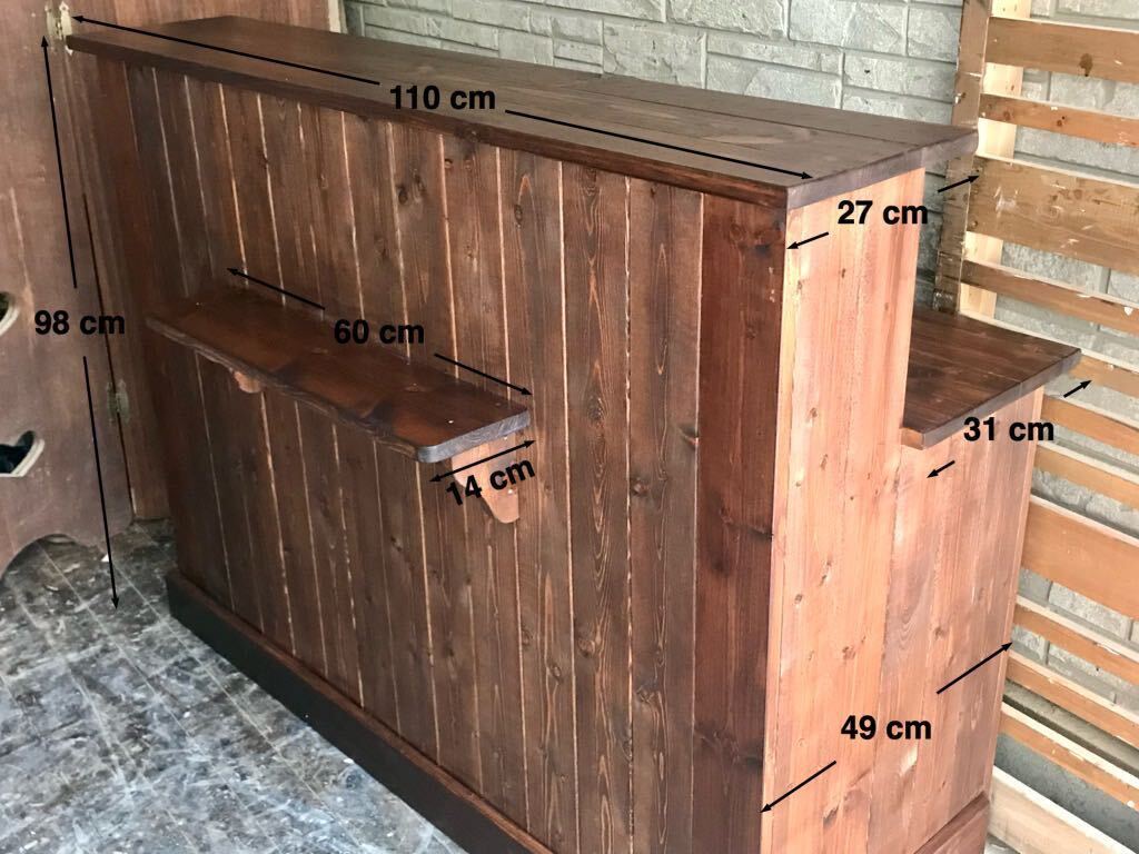 【Kー233】落札後製作*幅110㎝*キッチンカウンター*店舗受付・レジカウンター*パソコンデスク*美容室・クリニック*カフェ拍卖