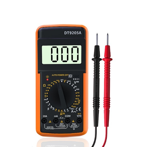 デジタルマルチメーター テスター 電流 電圧 抵抗 デジタル マルチメーター リード付 AC/DC対応 抵抗測定拍卖