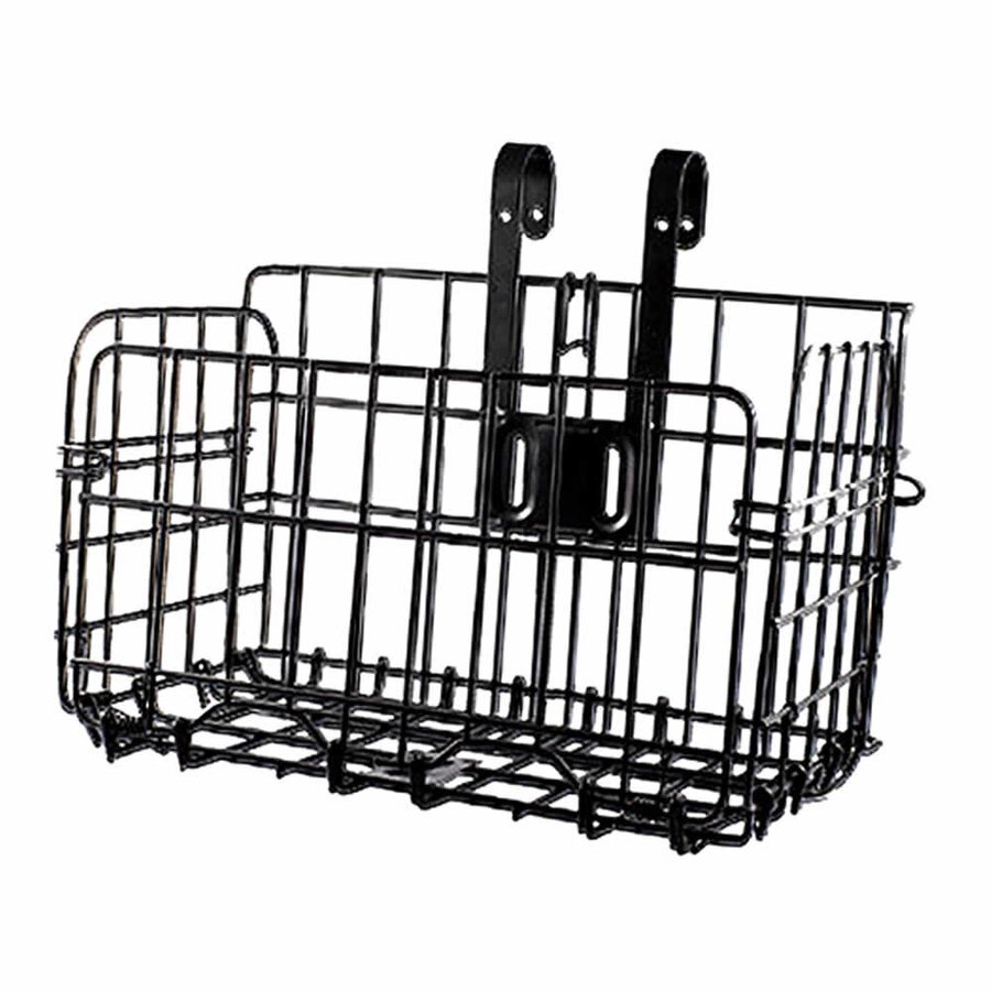 自転車 かご 脱着式 前かご バスケット バイク 後ろ 折りたたみ 大容量 取り付け 簡単 ネット 網 荷台 tec-orikago拍卖