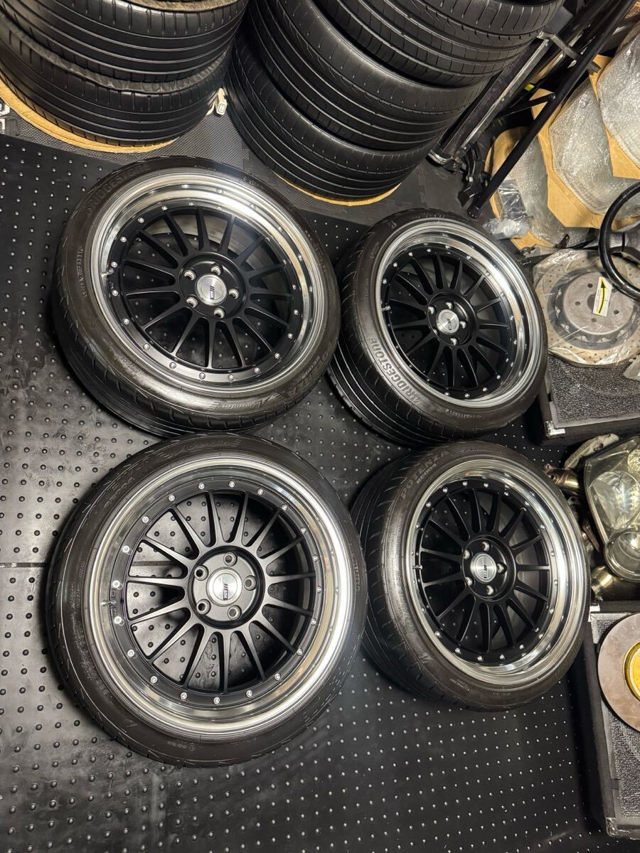 TANABE SSR TF1 19×8.5J+43(D)9J+37(D)PCD112 5穴 POTENZA 225/40R19 ベンツ アウディ G系BMW フォルクスワーゲン 段リム 深リム拍卖